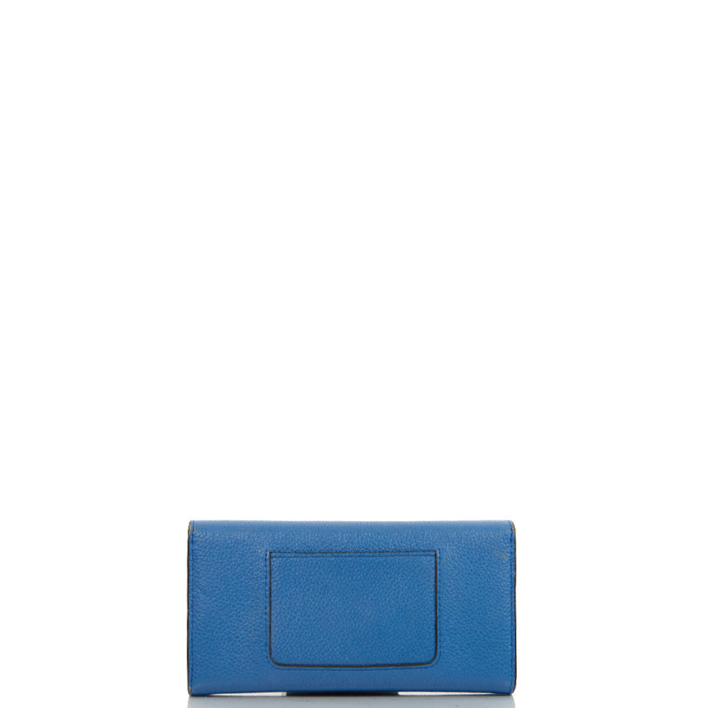 Mulberry Wallet Darley Wallet - Medium in Porcelain Blue, Calfskin Leather — Alternate View 19