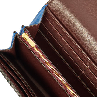Mulberry Wallet Darley Wallet - Medium in Porcelain Blue, Calfskin Leather — Alternate View 16