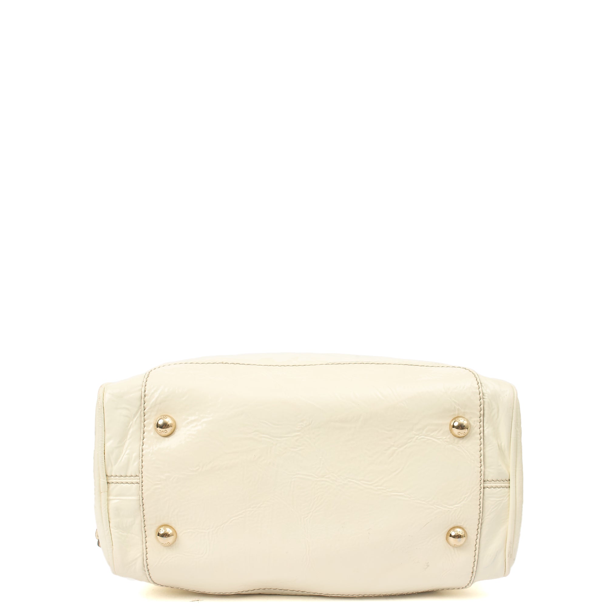 Dolce & Gabbana Shoulder Bag Tote in White, Patent Leather — Alternate View 18
