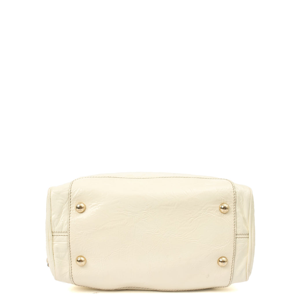 Dolce & Gabbana Shoulder Bag Tote in White, Patent Leather — Alternate View 11