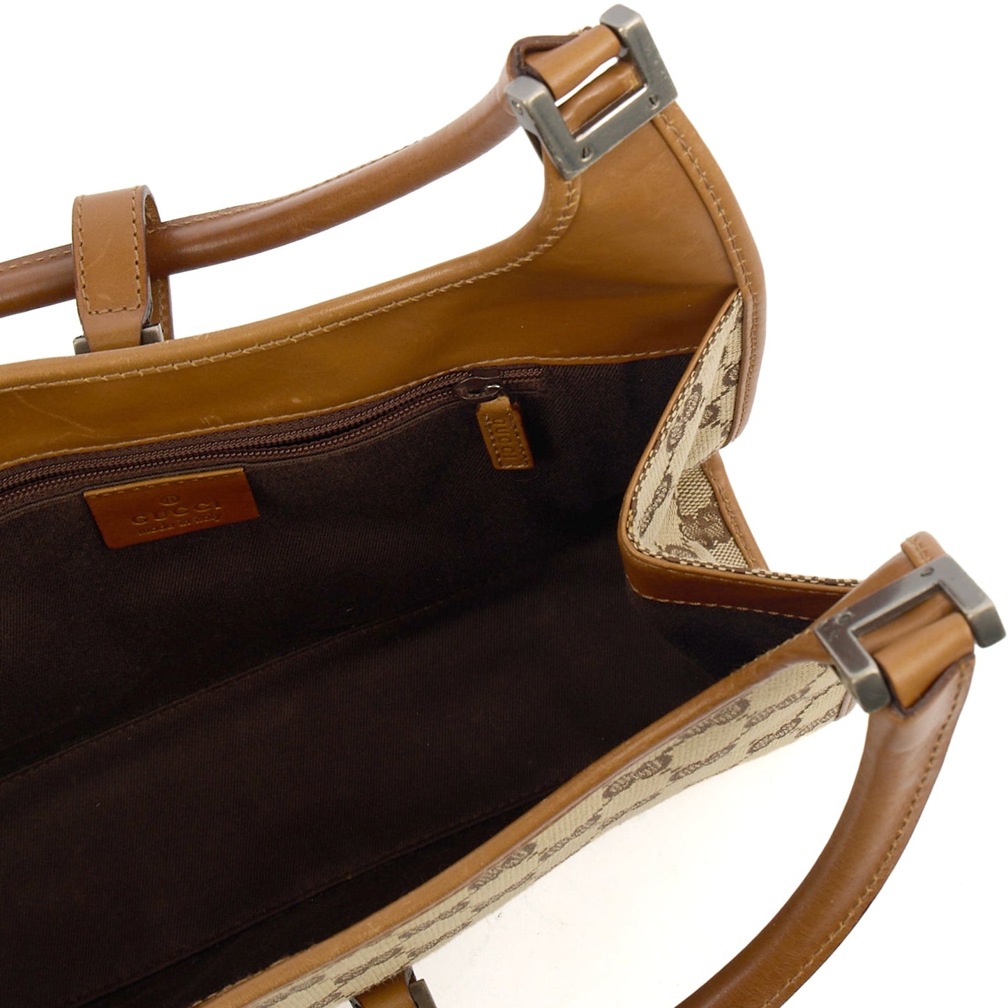 Gucci Shoulder Bag Jackie in Brown, GG Canvas — Alternate View 7