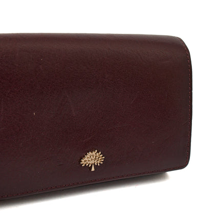 Mulberry Wallet Wallet in Burgundy, Leather — Alternate View 8