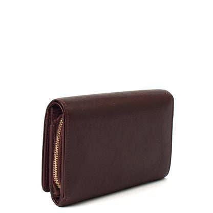 Mulberry Wallet Wallet in Burgundy, Leather — Alternate View 9