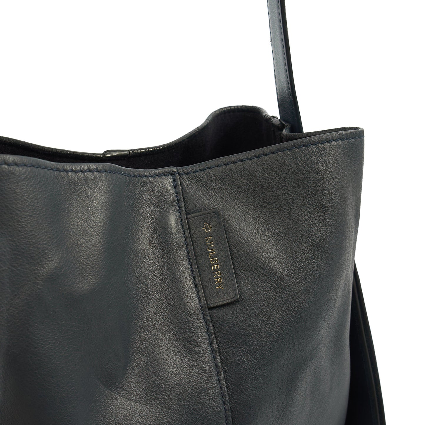 Mulberry Shoulder Bag Kite - Small in Navy, Leather — Lifestyle View