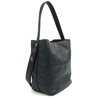 Mulberry Shoulder Bag Kite - Small in Navy, Leather — Side View