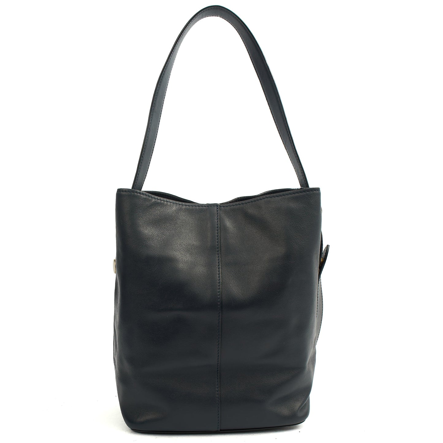 Mulberry Shoulder Bag Kite - Small in Navy, Leather — Back View
