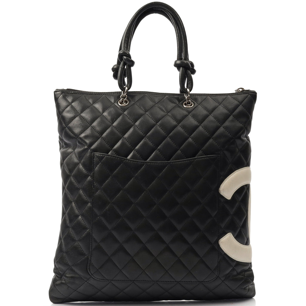 Chanel Tote Cambon Tote in Black, Calfskin Leather — Alternate View 19