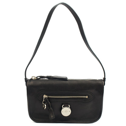 Mulberry Shoulder Bag Somerset Shoulder - Small in Black, Leather — Front View