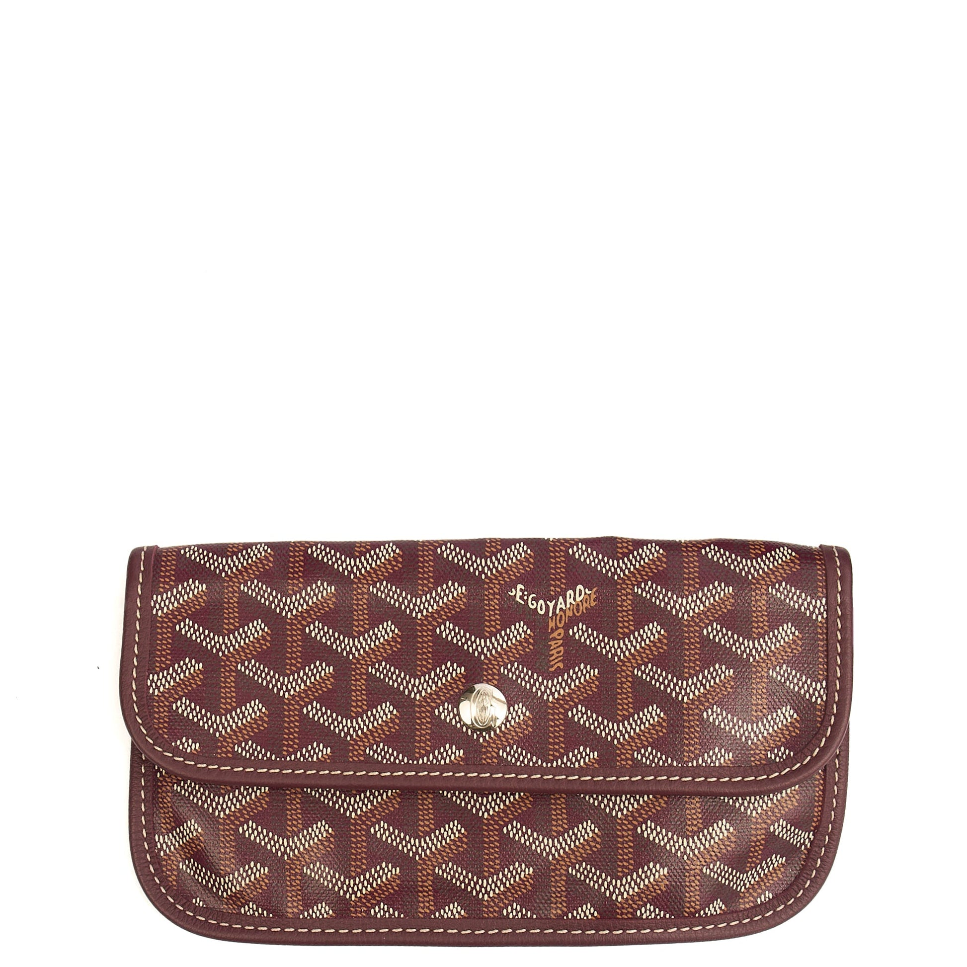 Goyard Shoulder Bag Boheme Hobo in Red, Leather — Detail View