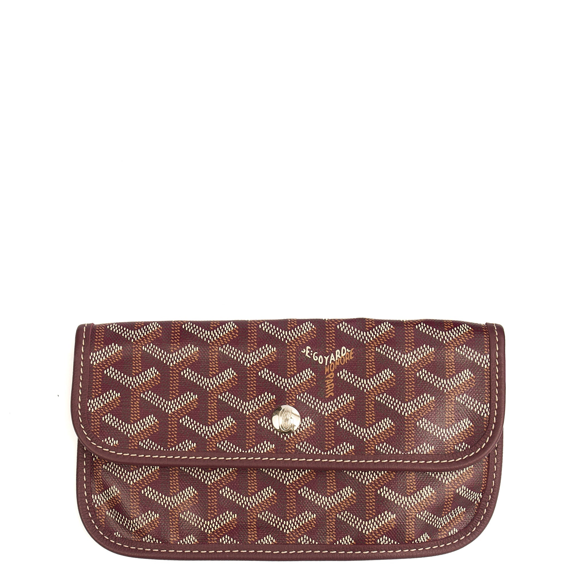 Goyard Shoulder Bag Boheme Hobo in Red, Leather — Detail View