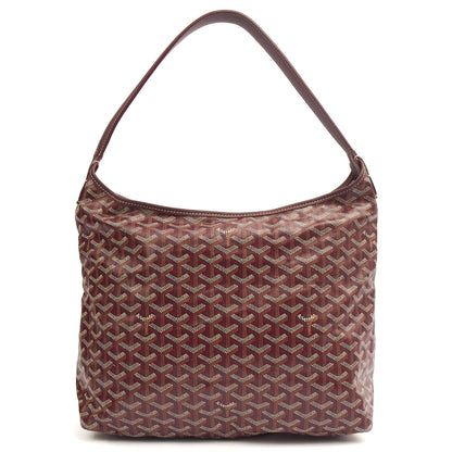 Goyard Shoulder Bag Boheme Hobo in Red, Leather — Front View