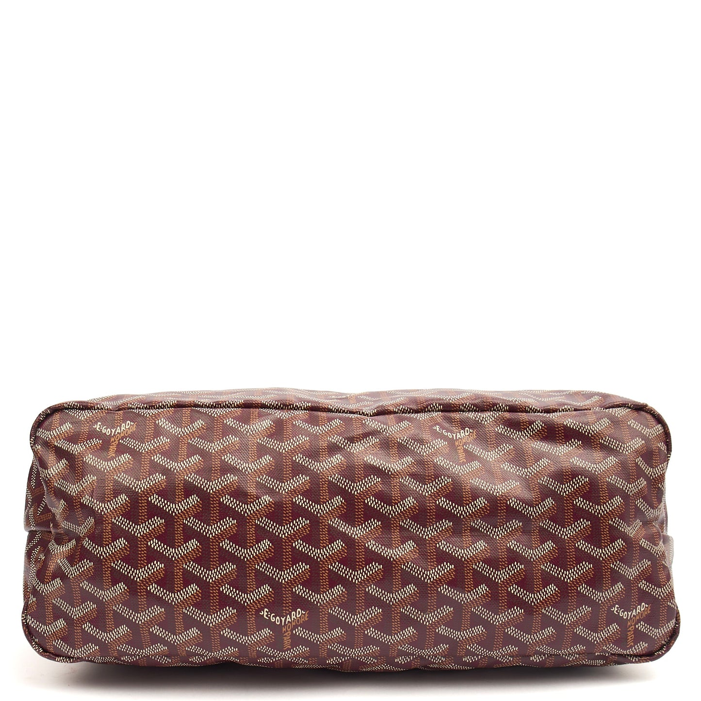 Goyard Shoulder Bag Boheme Hobo in Red, Leather — Top View