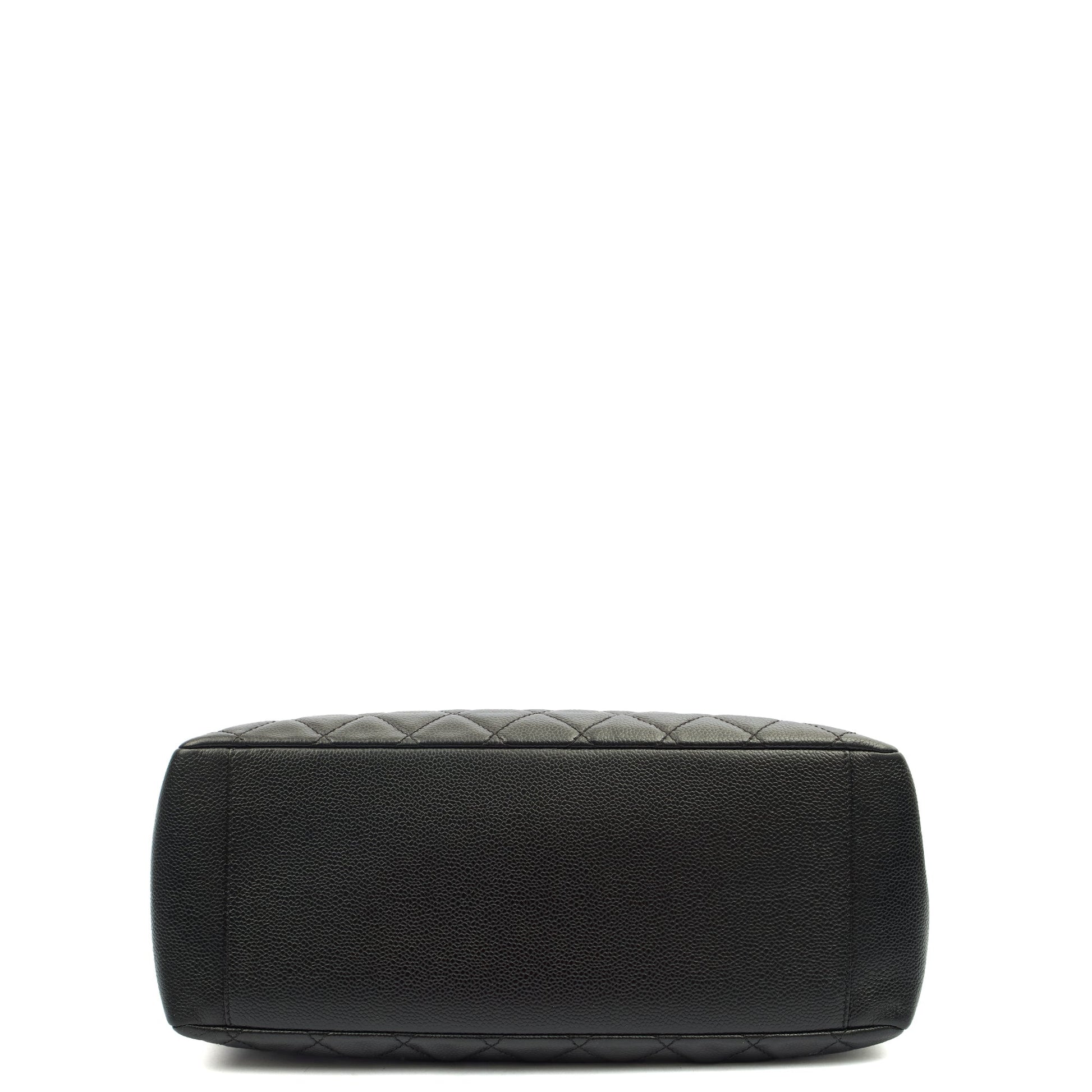 Chanel Tote Grand Shopping Tote in Black, Caviar Leather — Alternate View 20