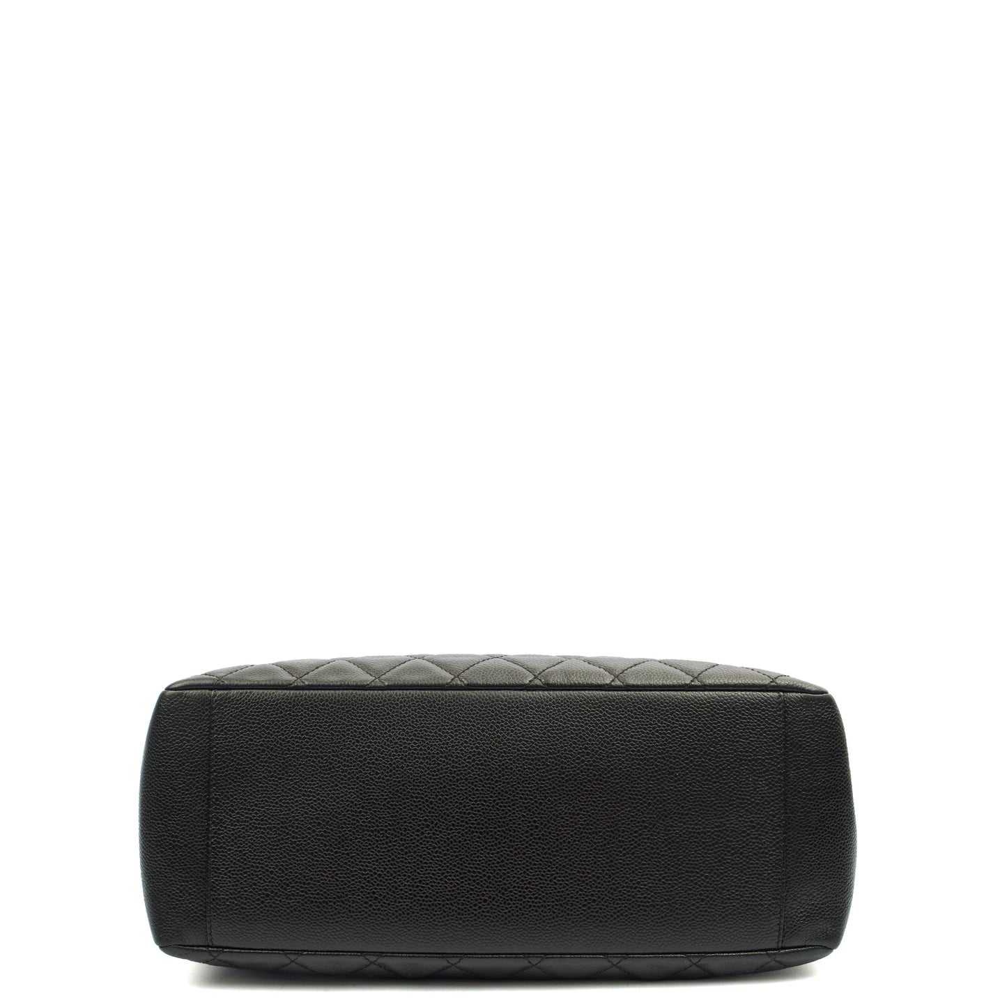 Chanel Tote Grand Shopping Tote in Black, Caviar Leather — Alternate View 12