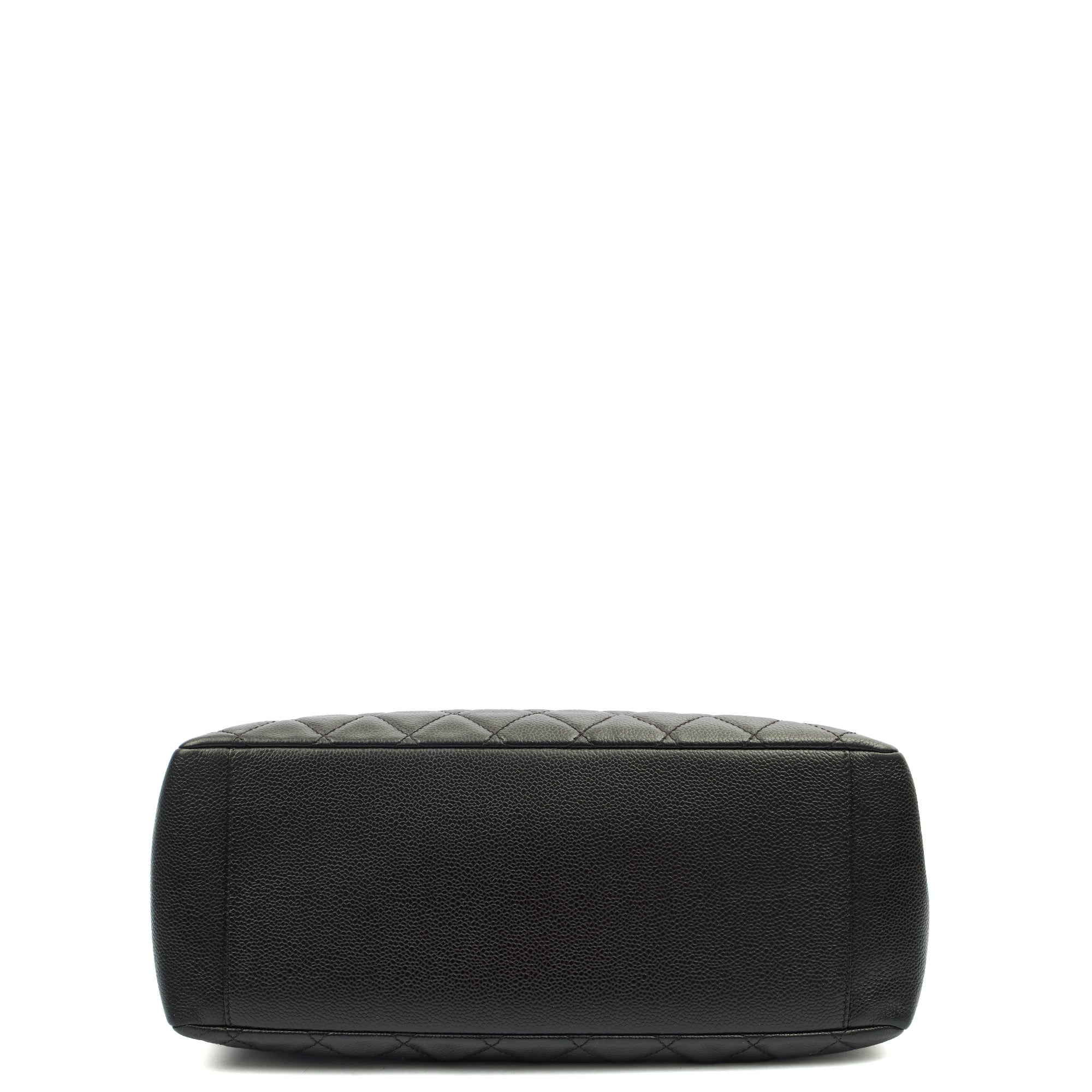 Chanel Tote Grand Shopping Tote in Black, Caviar Leather — Alternate View 12