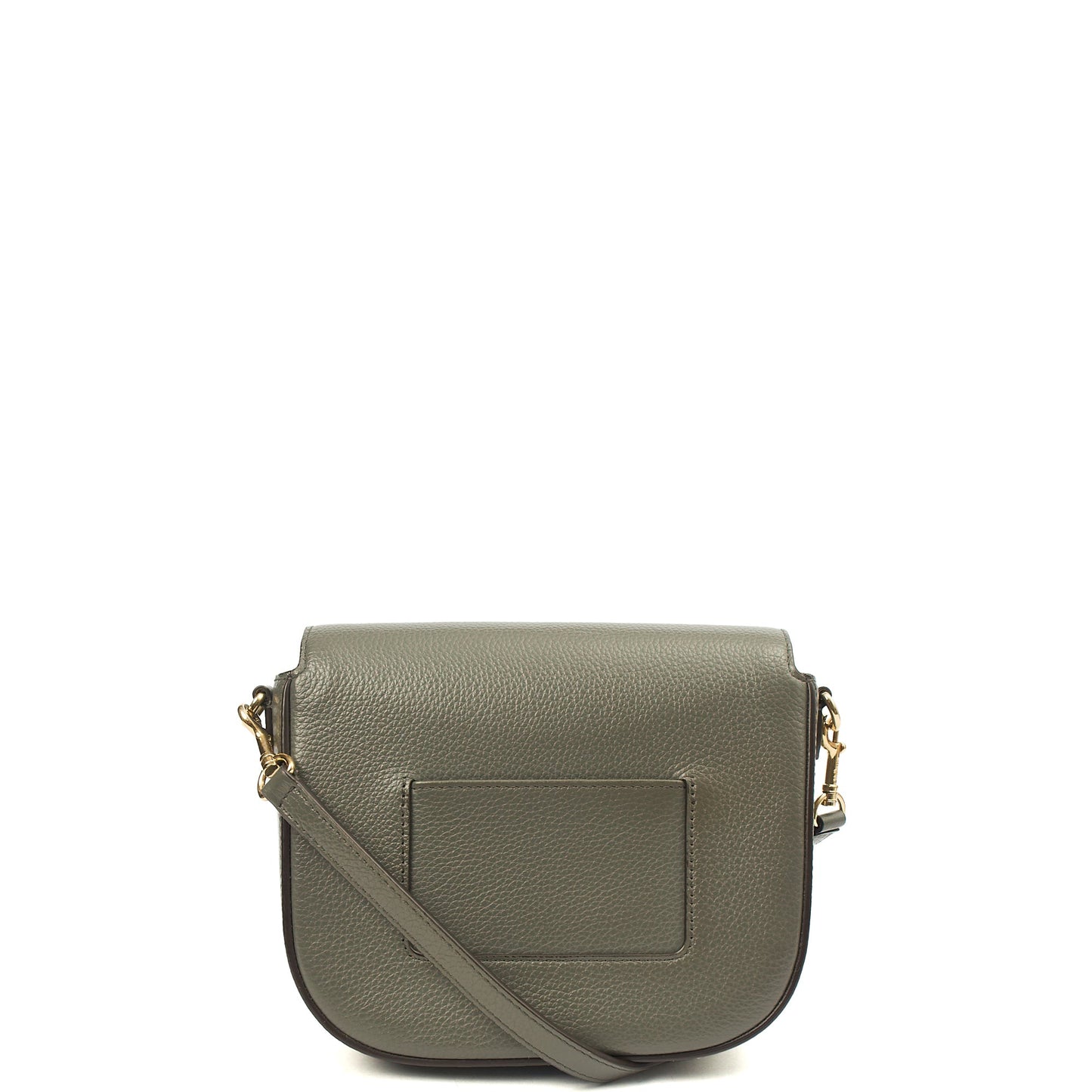 Mulberry Cross Body Darley Shoulder Bag - Small  in Charcoal Grey, Leather — Back View