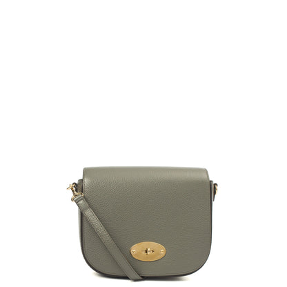 Mulberry Cross Body Darley Shoulder Bag - Small  in Charcoal Grey, Leather — Alternate View 7