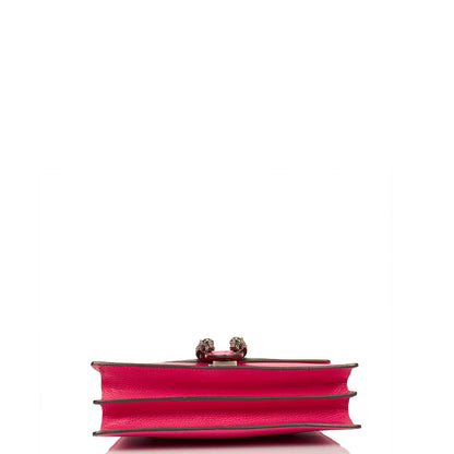 Gucci Shoulder Bag Dionysus - Small in Pink, Leather — Top View