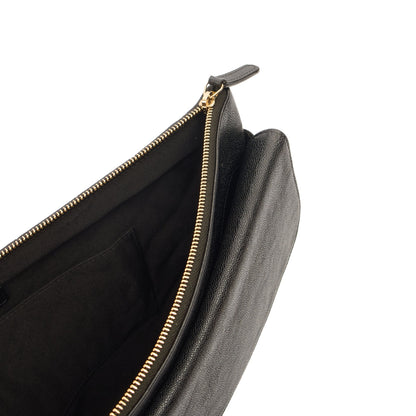 Chanel Clutch Pouch in Black, Caviar Leather — Alternate View 16
