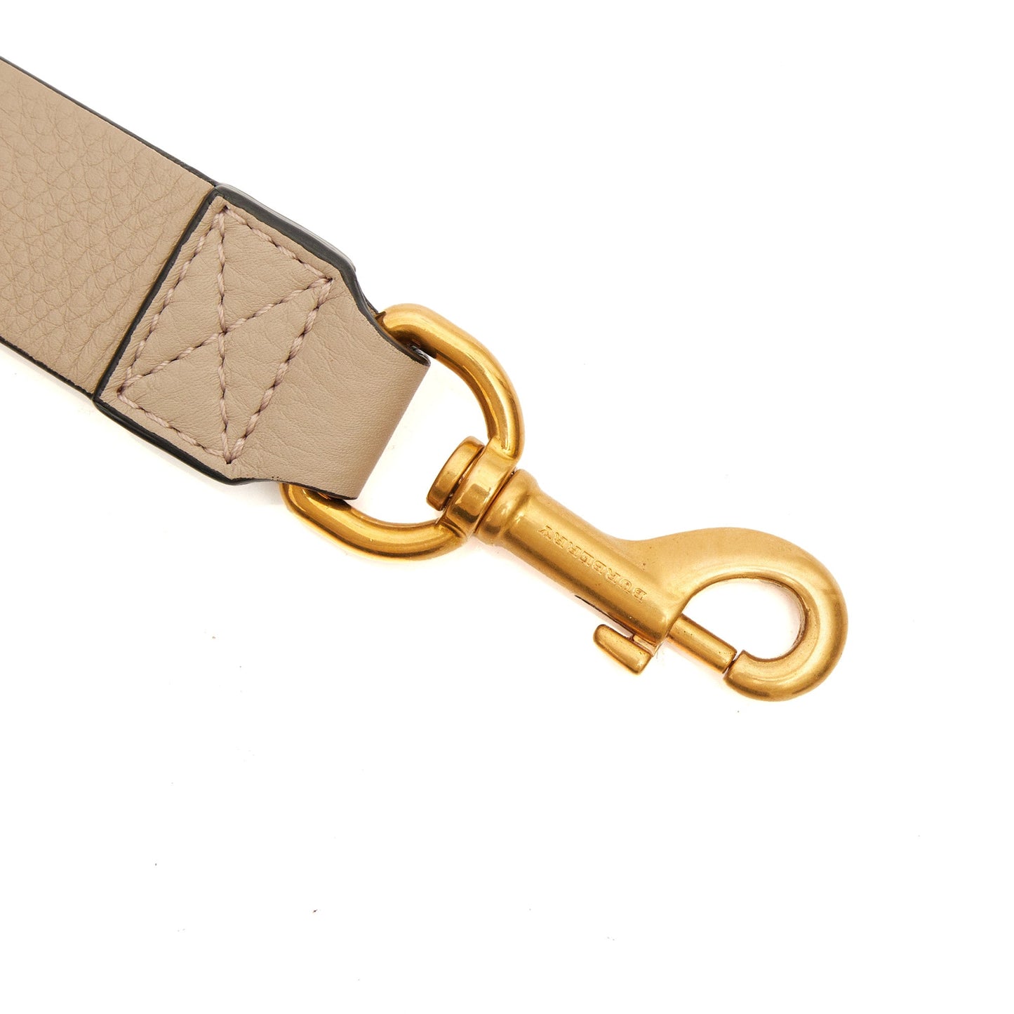Burberry Tote Belt Bag - Large in Grey, Leather — Detail View