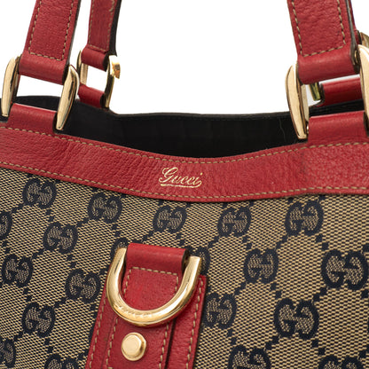 Gucci Tote Tote in GG Supreme, GG Supreme Canvas — Back View