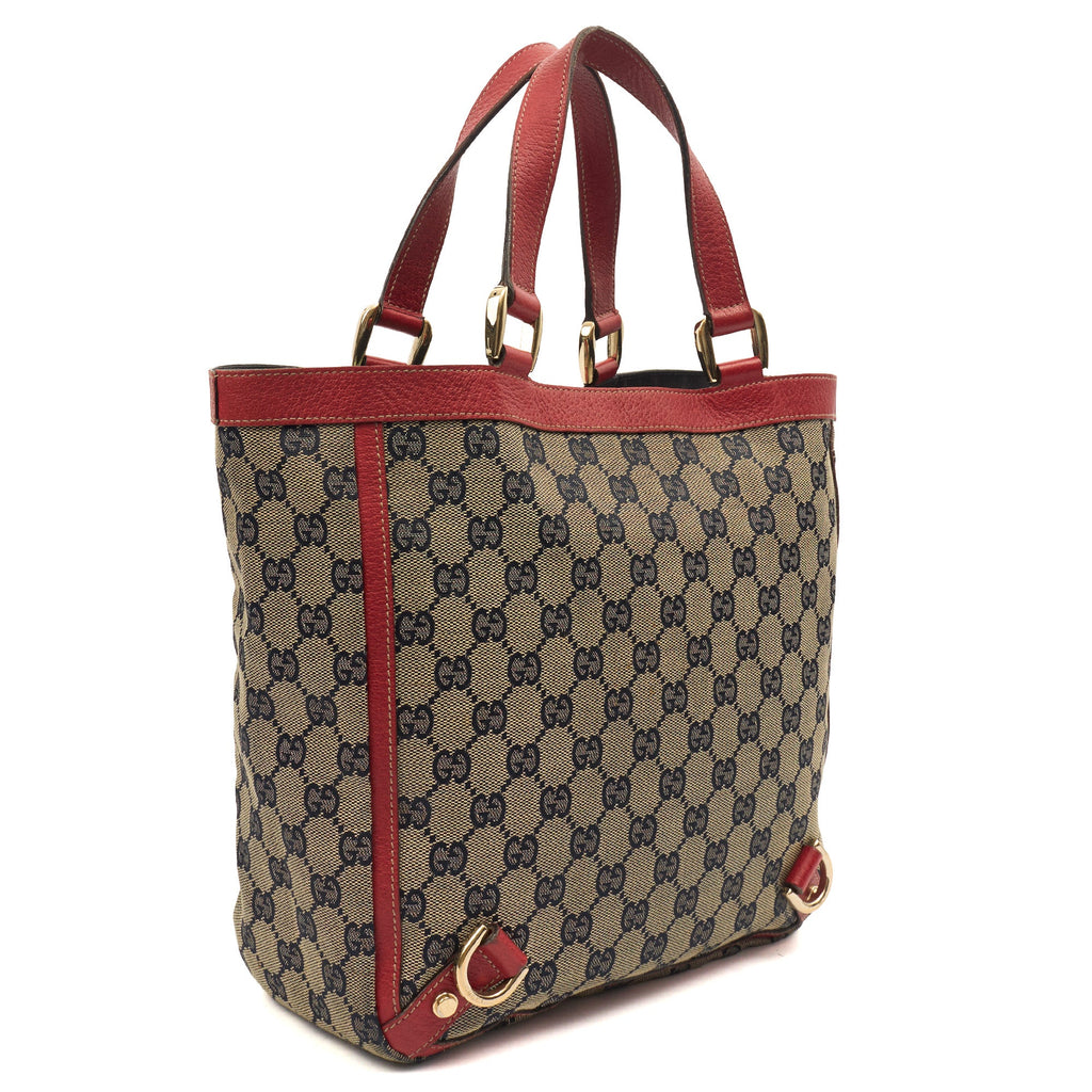 Gucci Tote Tote in GG Supreme, GG Supreme Canvas — Top View
