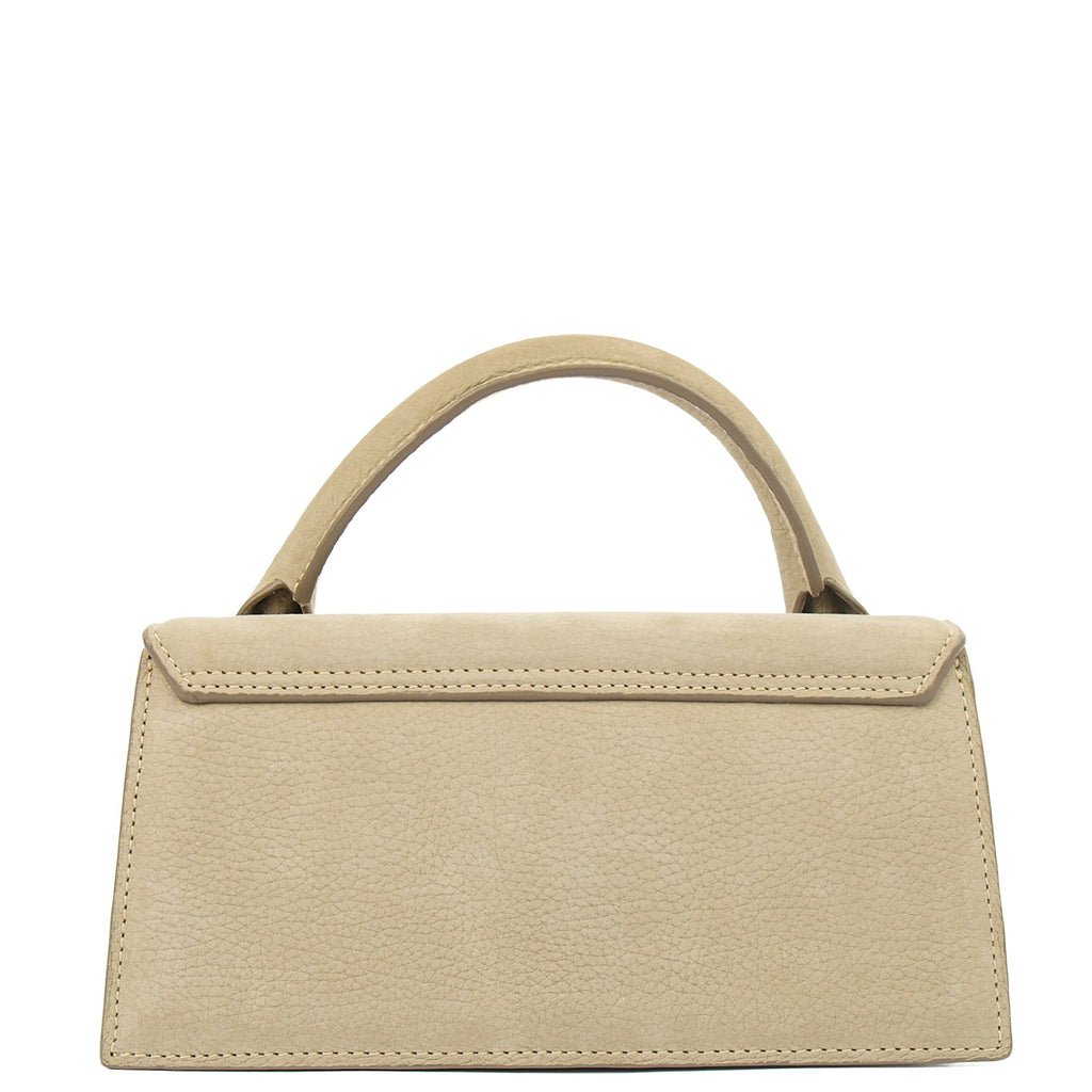 Jacquemus Cross Body Le Chiquito Long in Grey, Suede — Alternate View 11