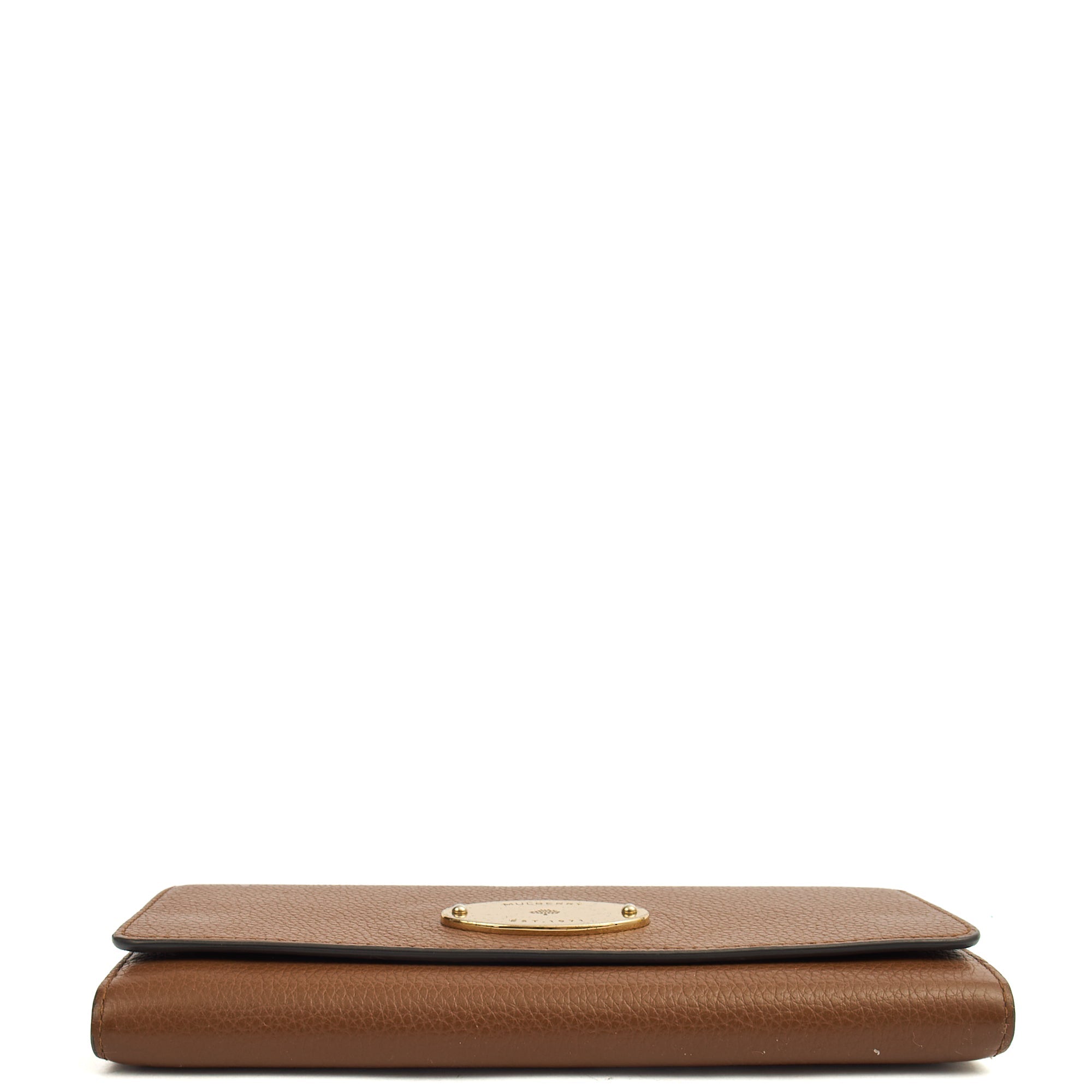 Mulberry Purse Wallet in Oak, Leather — Detail View
