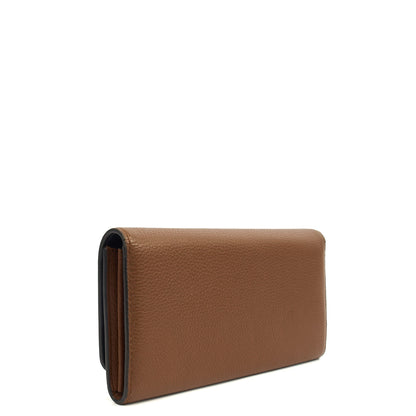 Mulberry Purse Wallet in Oak, Leather — Back View