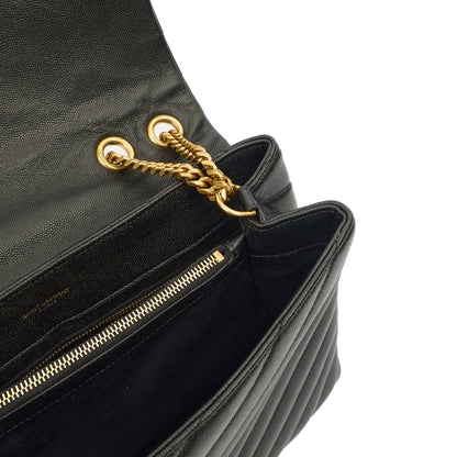 Saint Laurent Shoulder Bag Lou Lou - Medium in Black, Leather — Alternate View 12