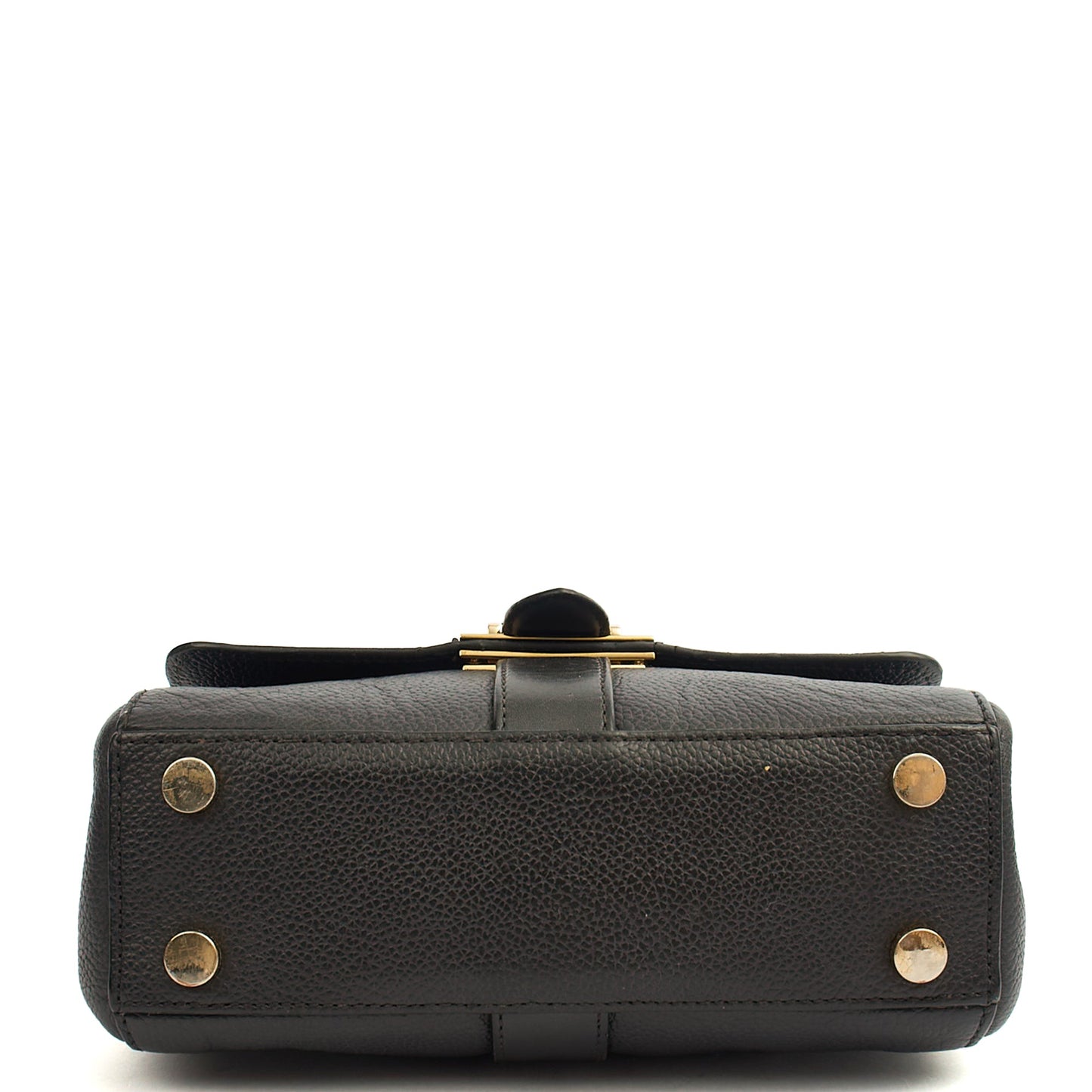 Aspinal of London Cross Body Lottie in Black, Leather — Detail View