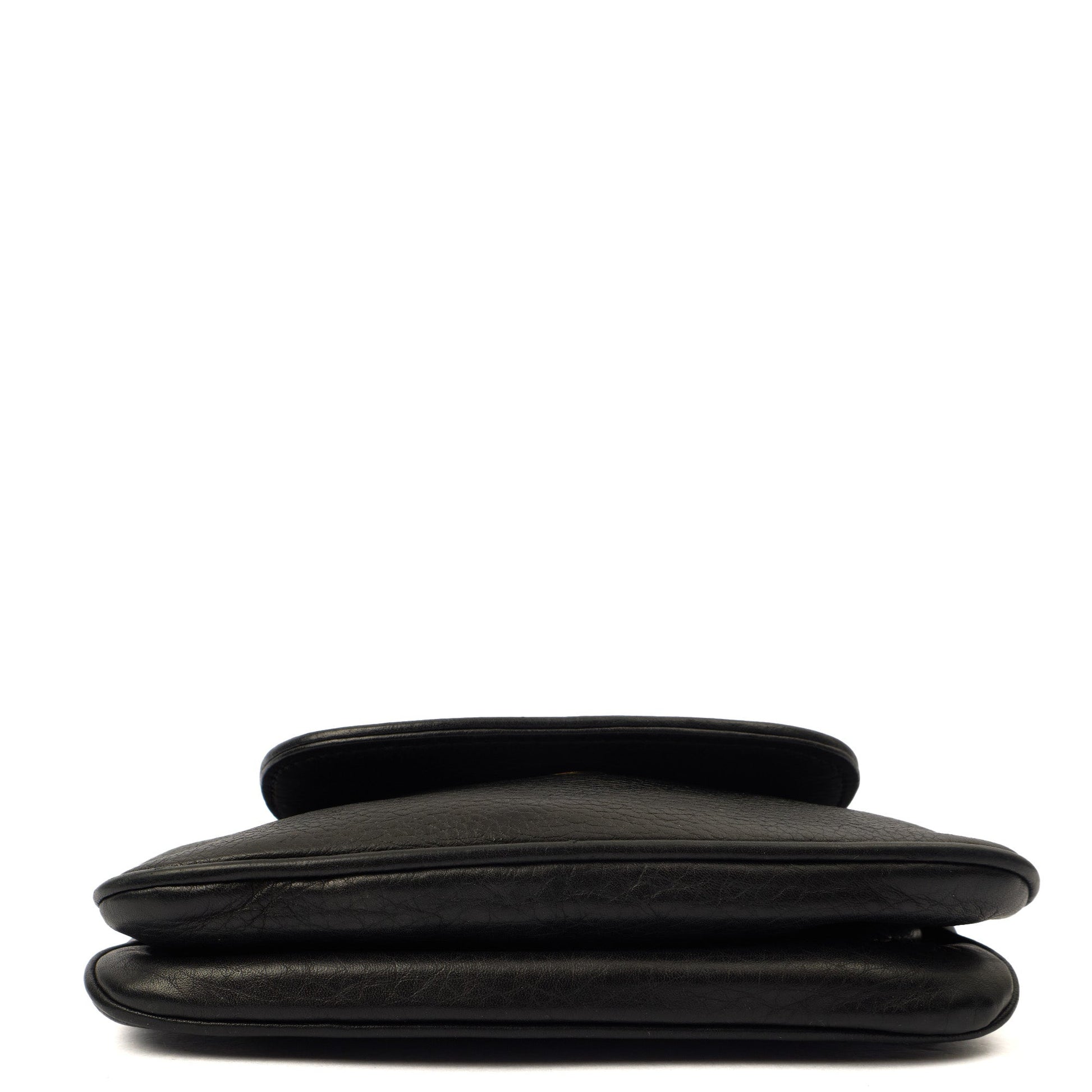Gucci Cross Body 1973 Crossbody in Black, Leather — Top View
