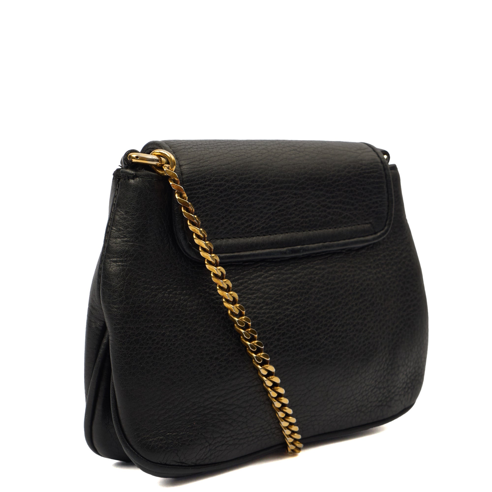 Gucci Cross Body 1973 Crossbody in Black, Leather — Side View