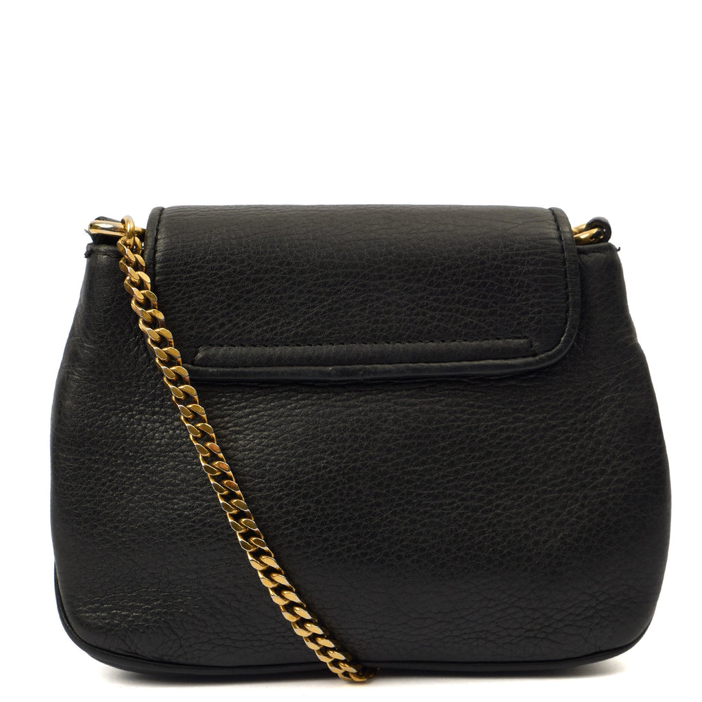 Gucci Cross Body 1973 Crossbody in Black, Leather — Back View
