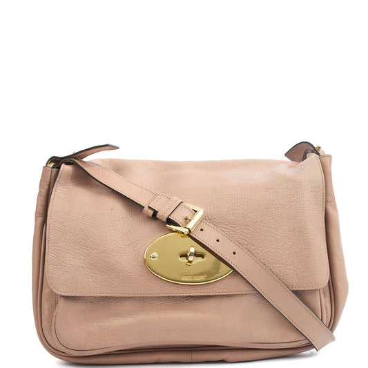 Mulberry Shoulder Bag Shoulder Bag in Pink, Calfskin Leather — Front View