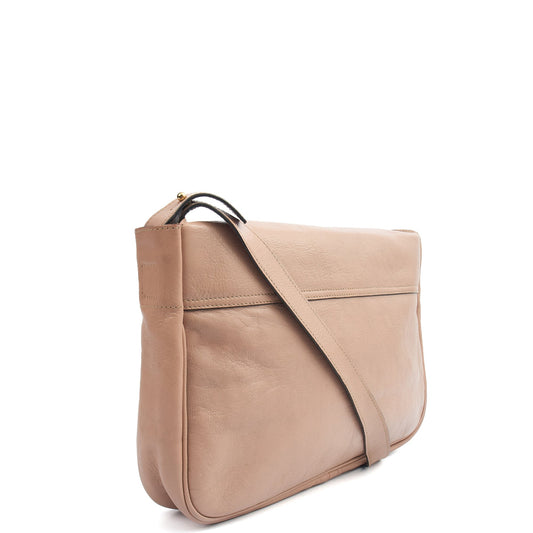 Mulberry Shoulder Bag Shoulder Bag in Pink, Calfskin Leather — Side View