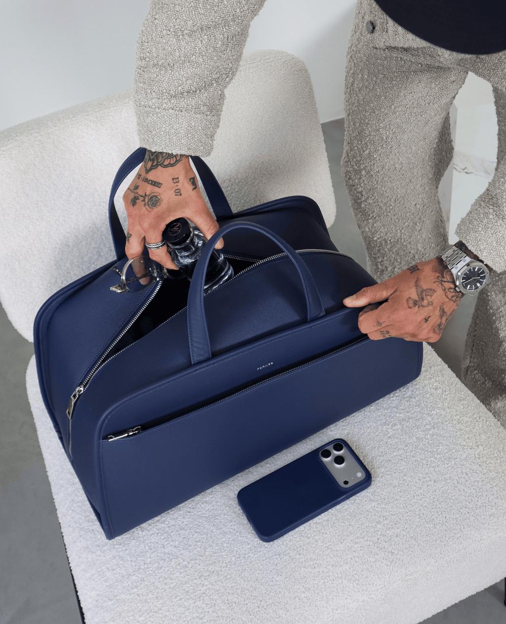 Formes Porto Duffle Abyss — Side View