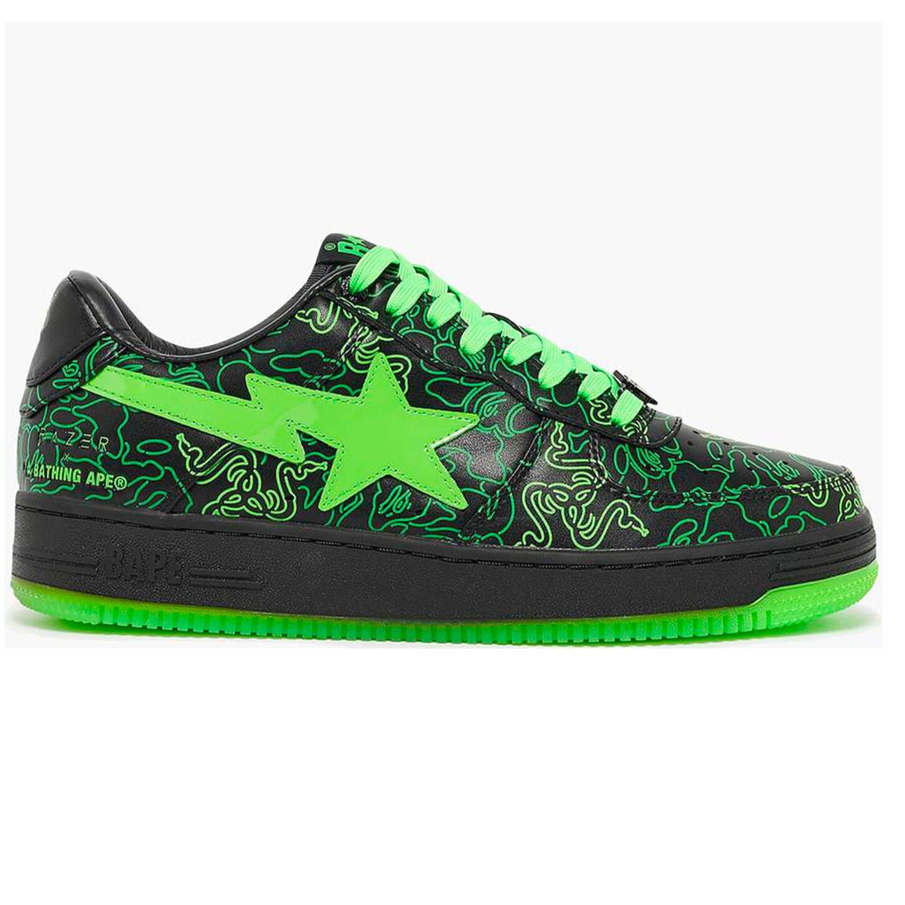 A Bathing Ape Bape Sta 'Razer' — UK 3 | EU 35.5 | US 3.5 — Side View