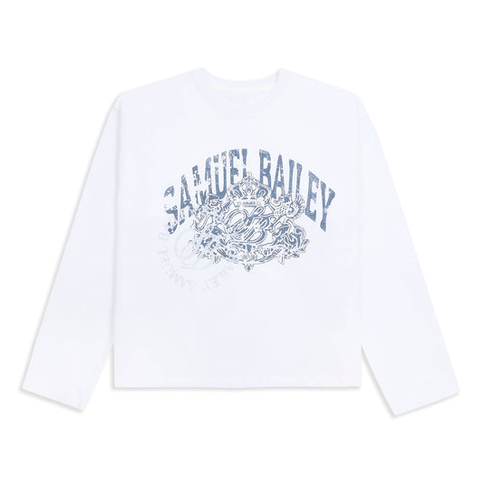 Samuel Bailey Faded Royalty Tee — S — Front View