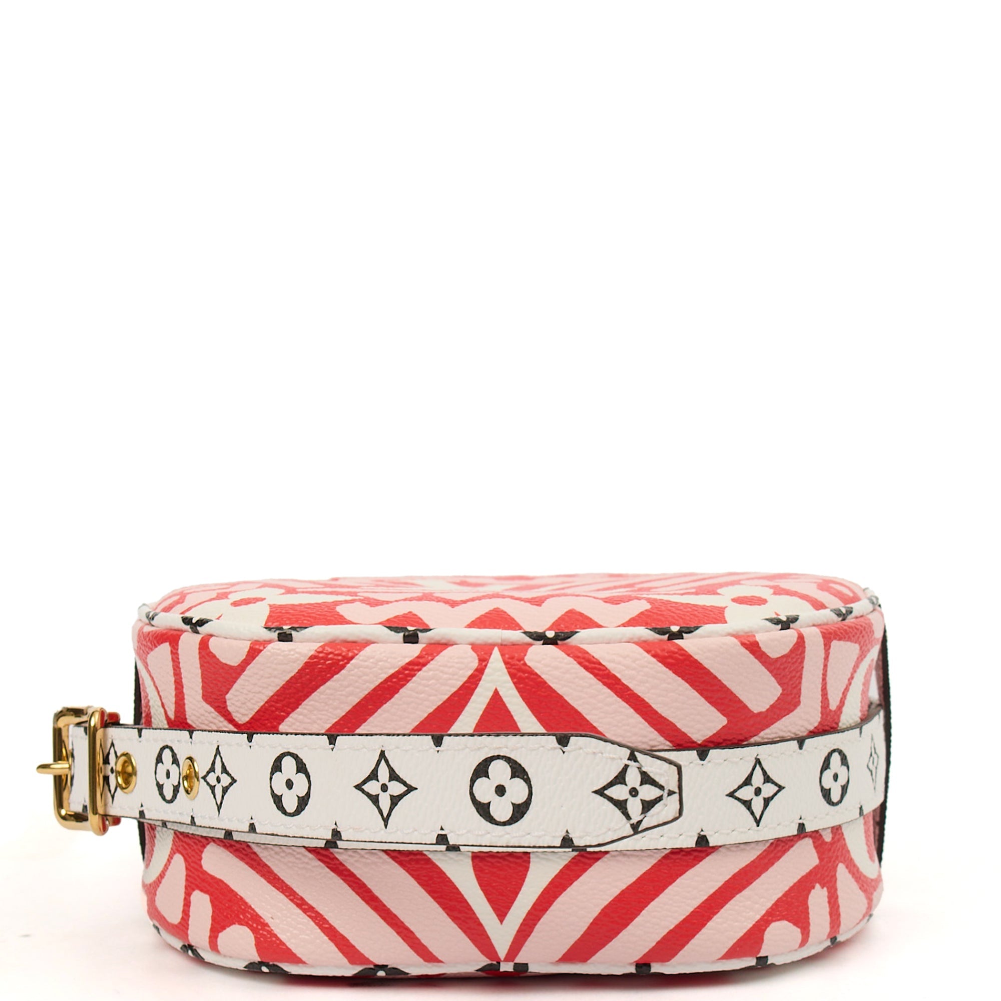 Louis Vuitton Cross Body Boite Chapeau Souple PM in Pink, Leather — Detail View