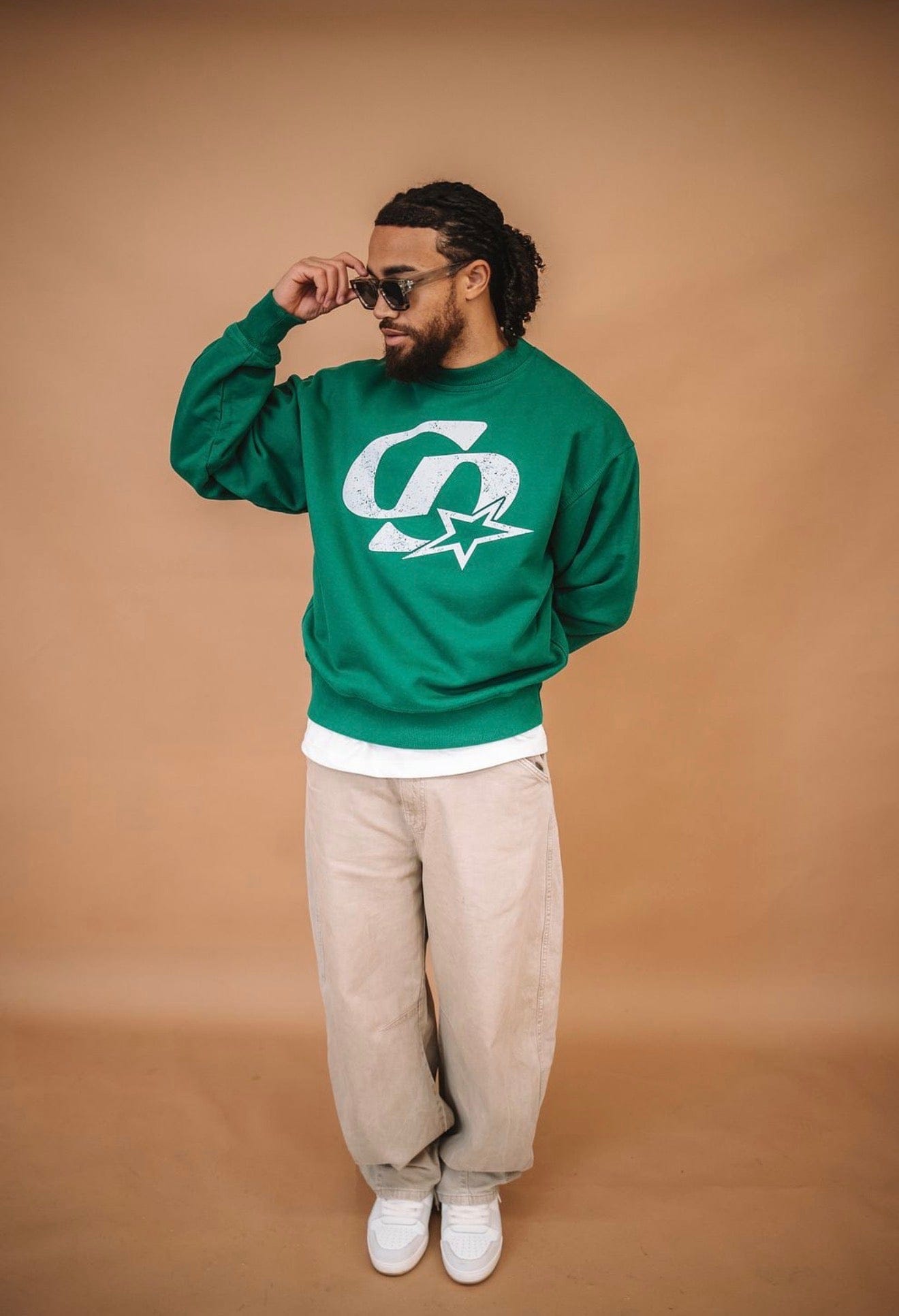 Cardair CD Star Sweatshirt - Racing Green — S — Side View