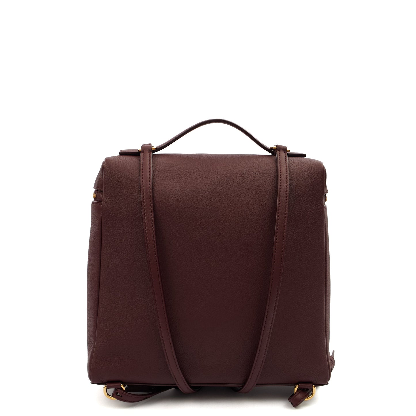 Loro Piana Backpack Extra Pocket L23.5 Backpack in Red, Leather — Alternate View 10