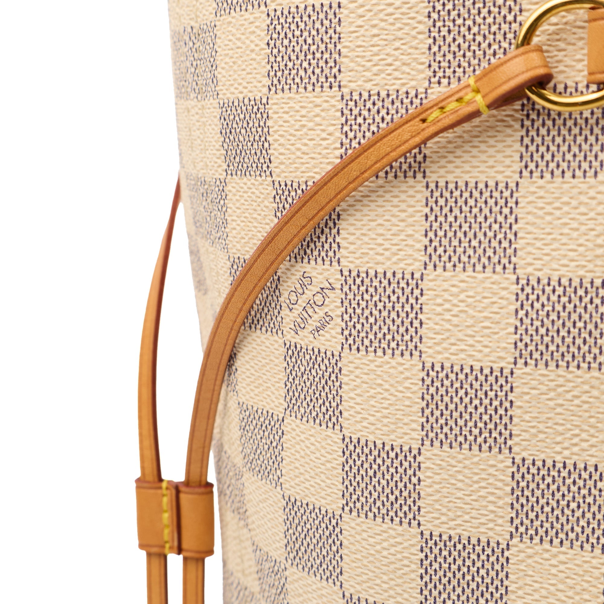 Louis Vuitton Tote Neverfull MM in Damier Azur, Canvas — Alternate View 7