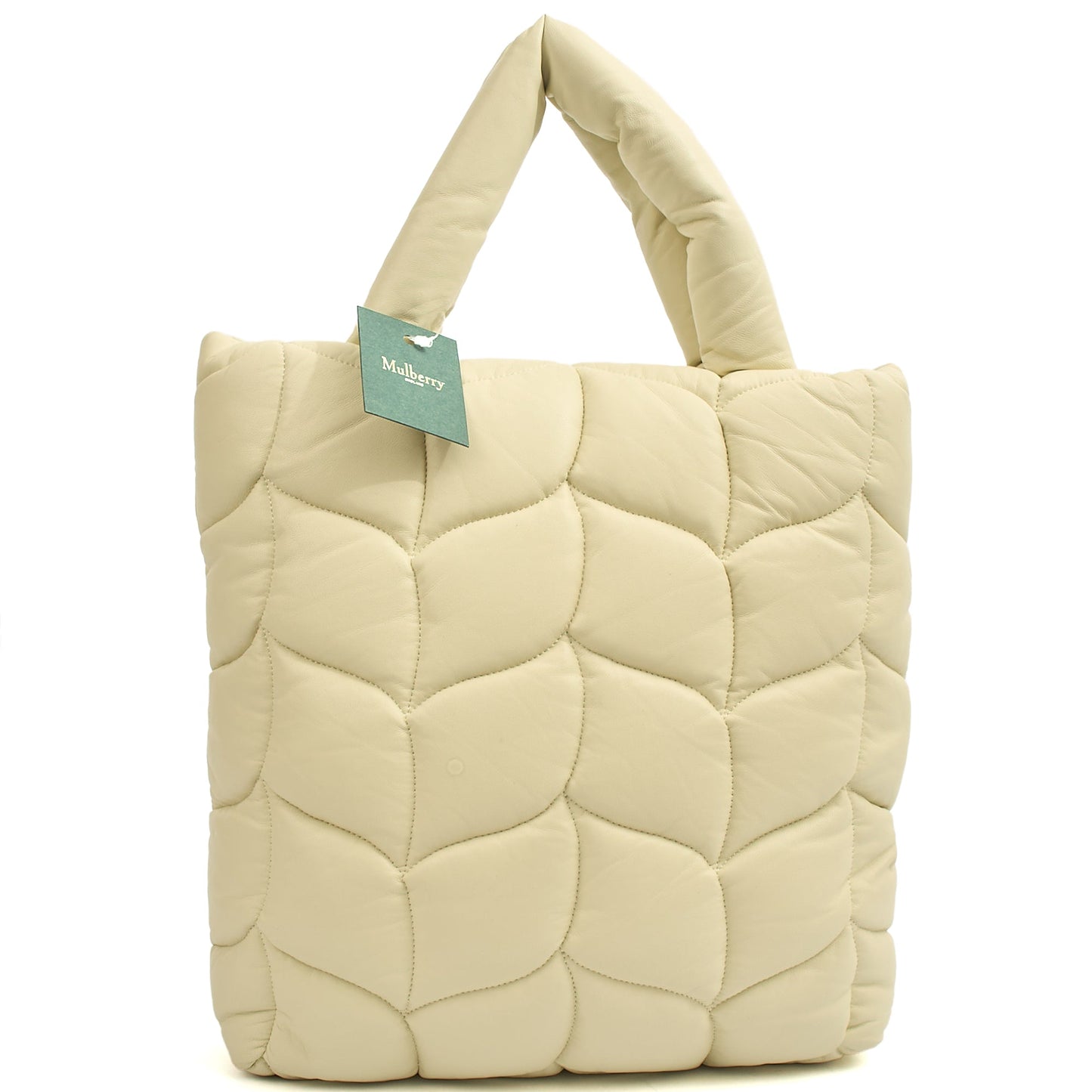 Mulberry Tote Big Softie in Wild Primrose, Leather — Back View