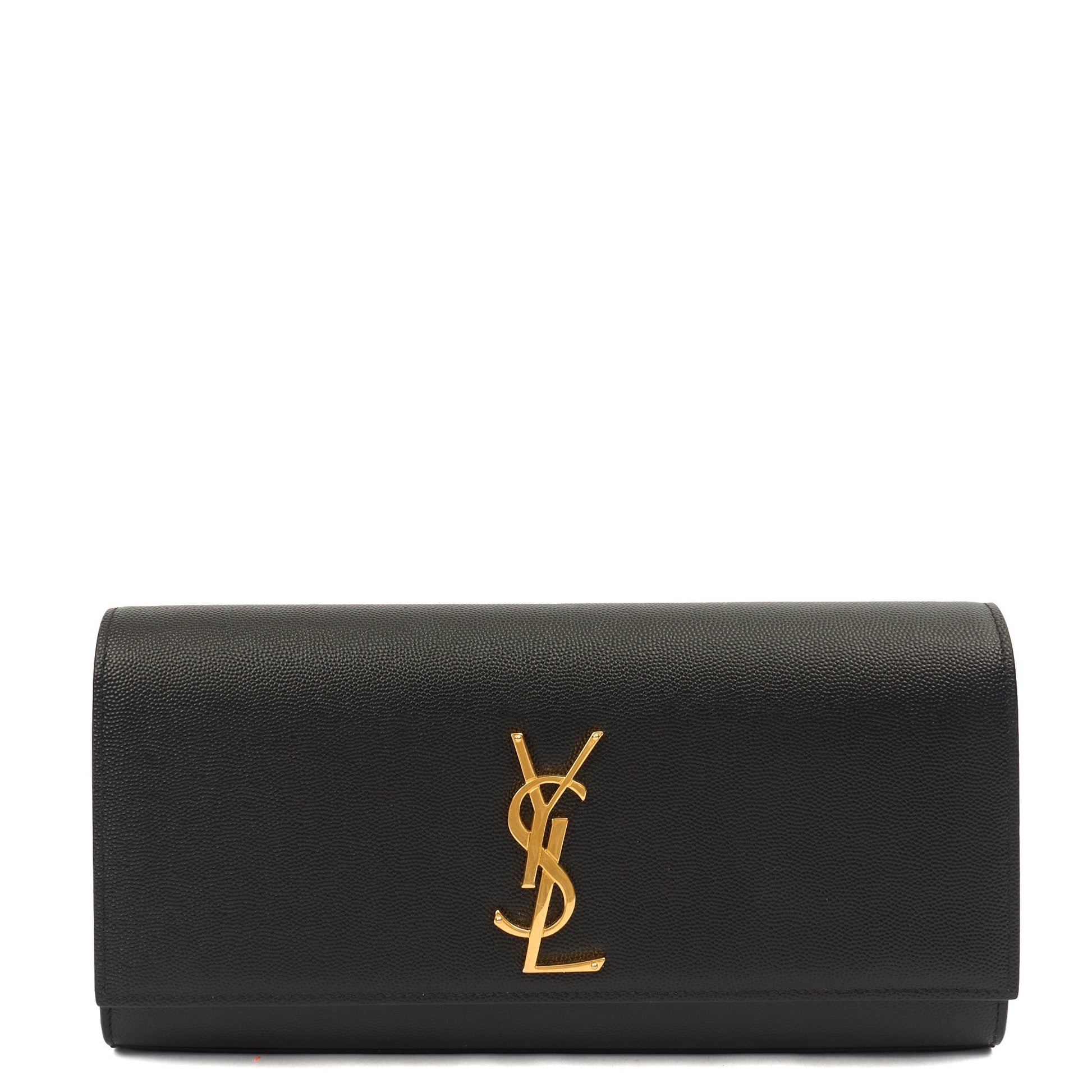 Saint Laurent Clutch Kate Clutch in Black, Calfskin Leather — Alternate View 7