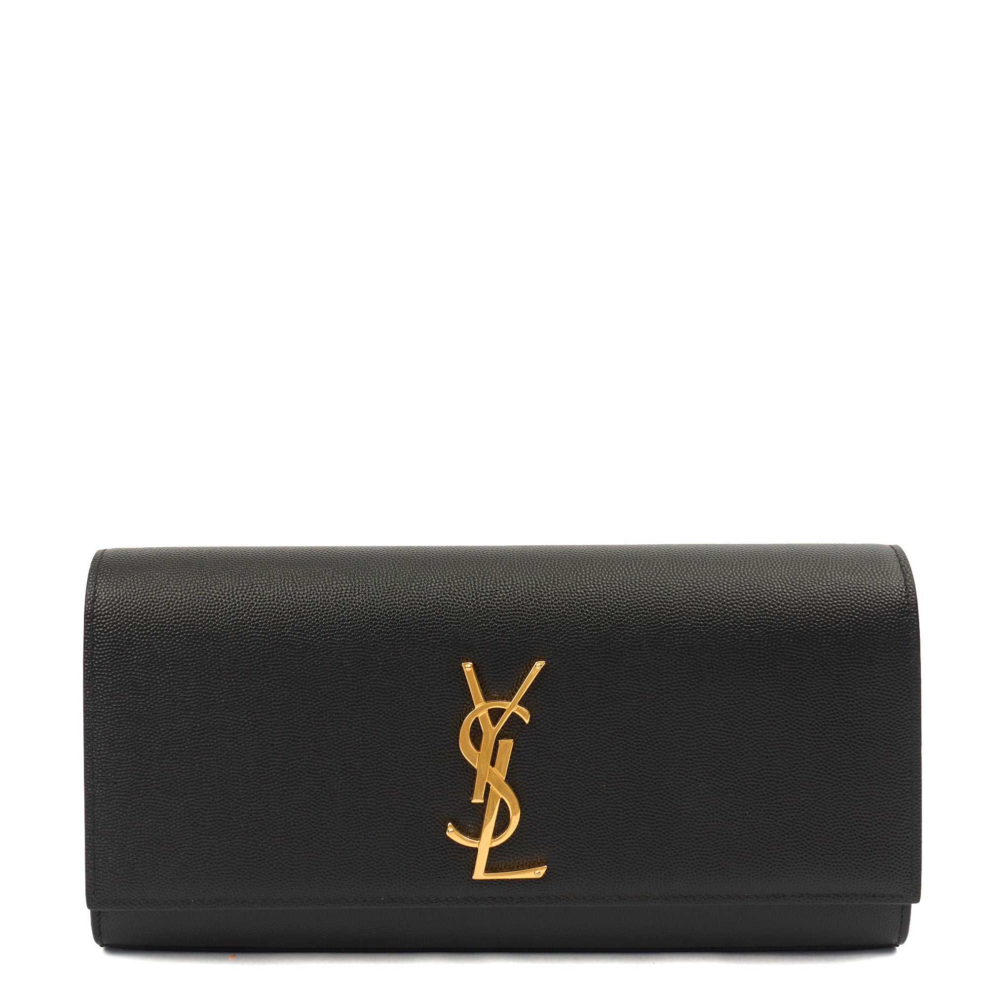 Saint Laurent Clutch Kate Clutch in Black, Calfskin Leather — Alternate View 7