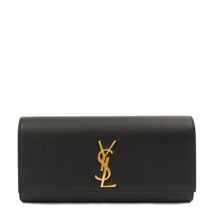 Saint Laurent Clutch Kate Clutch in Black, Calfskin Leather — Alternate View 7
