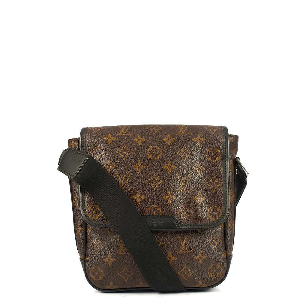 Louis Vuitton Satchel Macassar Bass in Monogram, Canvas — Front View