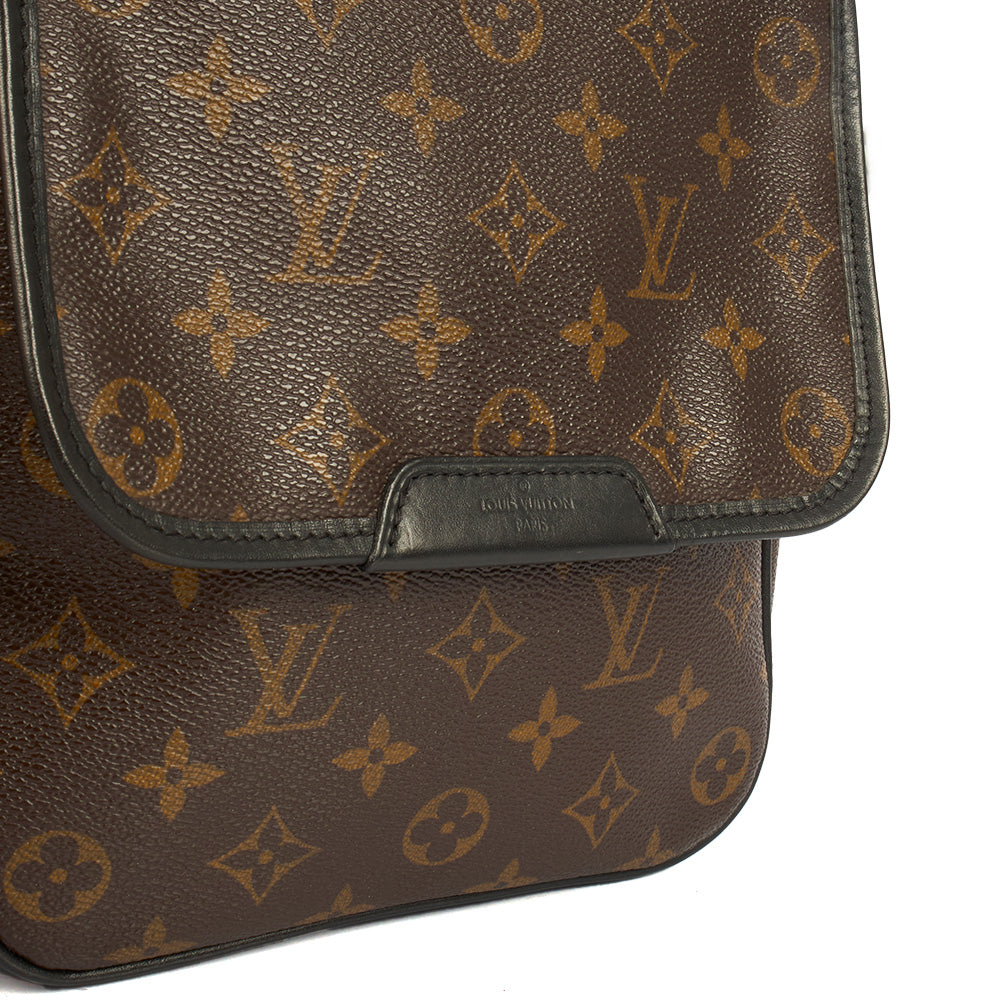 Louis Vuitton Satchel Macassar Bass in Monogram, Canvas — Lifestyle View