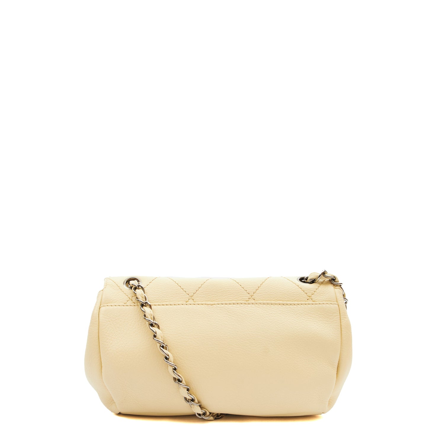 Chanel Shoulder Bag Shoulder Bag in Cream, Calfskin Leather — Alternate View 19